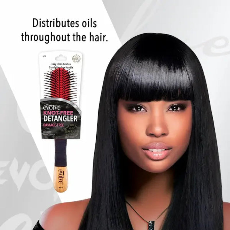 Brosse Demelante Bambou elegance coiffure