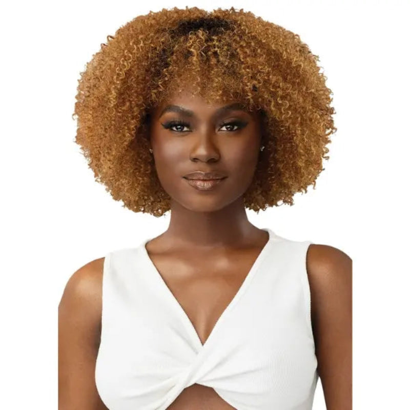 Demi-Perruque : Boucles Afro Naturelles et Style Facile