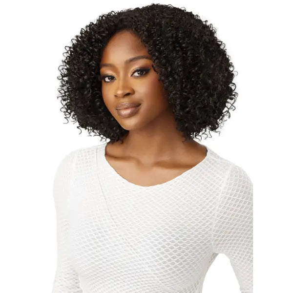 Demi-Perruque kinky curly elegance coiffure