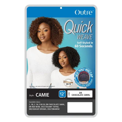 Demi-Perruque kinky curly elegance coiffure