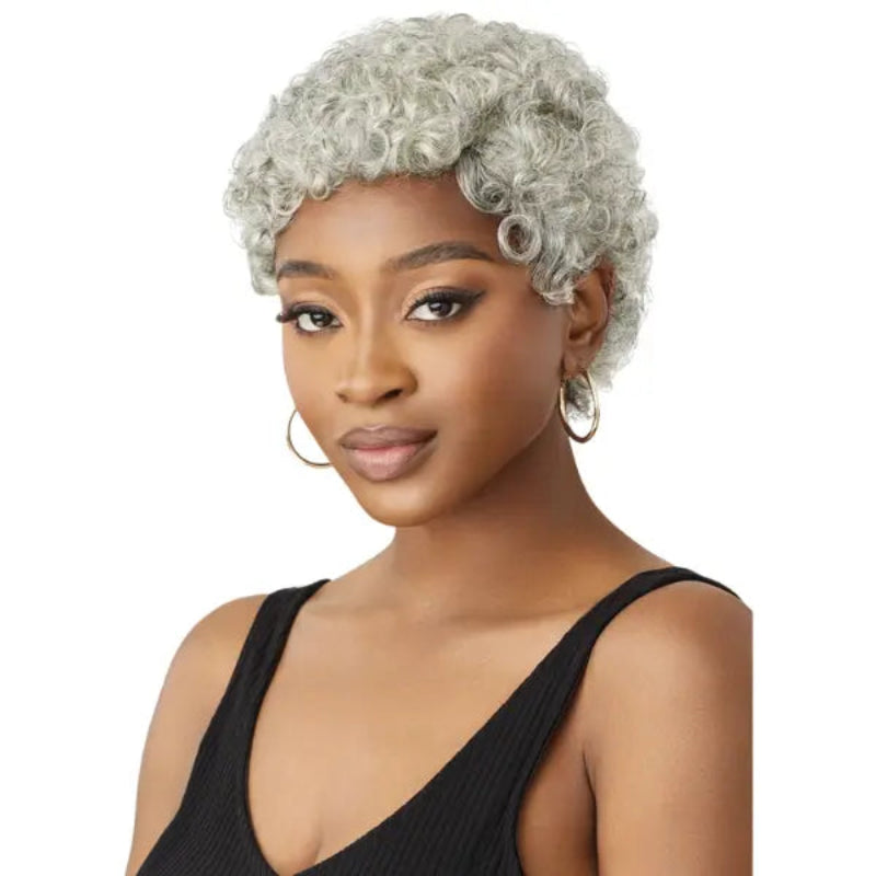 Perruque Frisée Courte – Cheveux Naturels