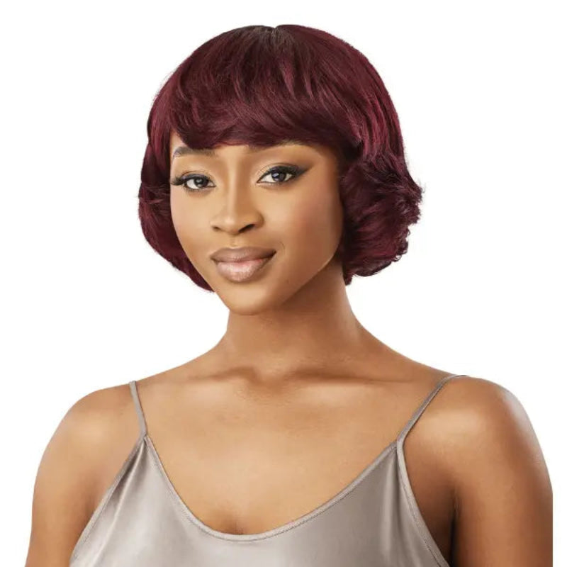 Perruque Courte Naturelle – 100% Cheveux Humains
