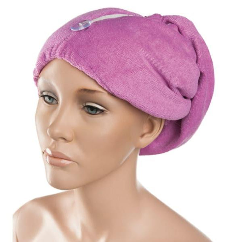 Serviette Turban Sèche-Cheveux – Séchage Rapide et Doux
