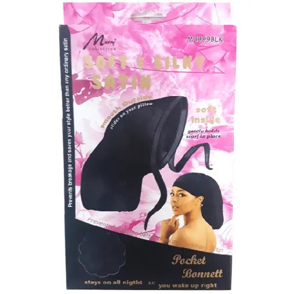Bonnet en Satin pour Locks & Tresses – Protection Nuit - Elegancecoiffure