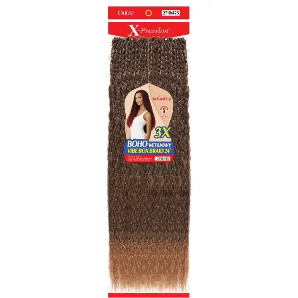 Crochet Braids Boho Vibe Box Braids 24" - Elegancecoiffure