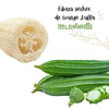 Éponges Exfoliantes Visage Luffa – Douceur Naturelle - Élégance Coiffure®