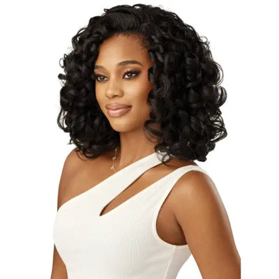Perruque Demi - Tête – Boucles Glamour Instantanées - Élégance Coiffure®