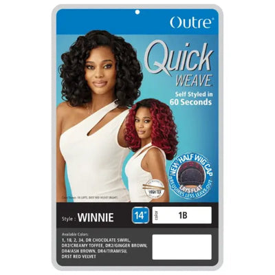 Perruque Demi - Tête – Boucles Glamour Instantanées - Élégance Coiffure®