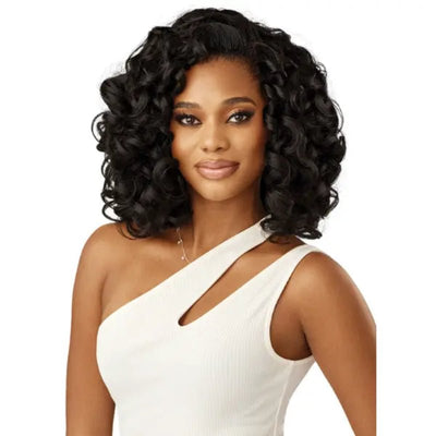 Perruque Demi - Tête – Boucles Glamour Instantanées - Élégance Coiffure®