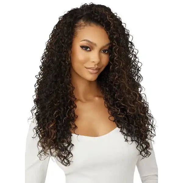 Perruque Demi - tête Curly longue Lumi - Elegancecoiffure