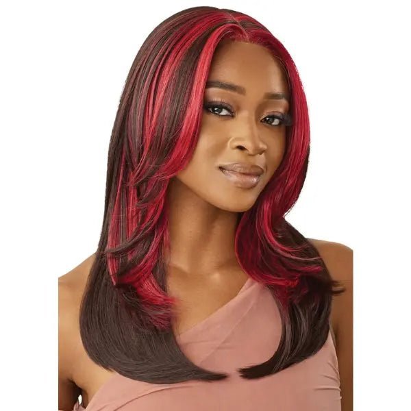 Perruque | Lace HD Tyler : Mi - Longue, Lisse & Facile à Poser - Elegancecoiffure