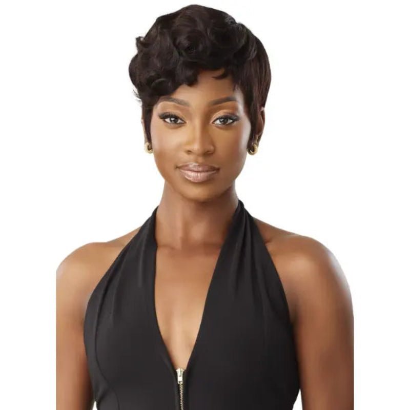 Perruque Pixie Cut Naturelle Bouclée – Look Chic & Court - Élégance Coiffure®