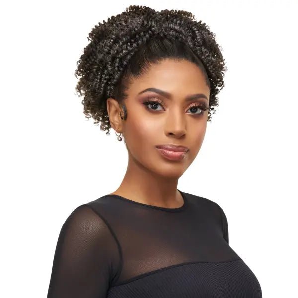 Postiche Coily Afro Puff – Volume et Style Sans Effort - Elegancecoiffure