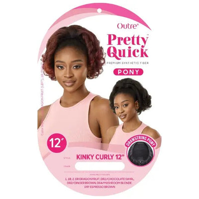 Postiche Kinky Curly 12 – Queue de Cheval Afro Chic - Élégance Coiffure®
