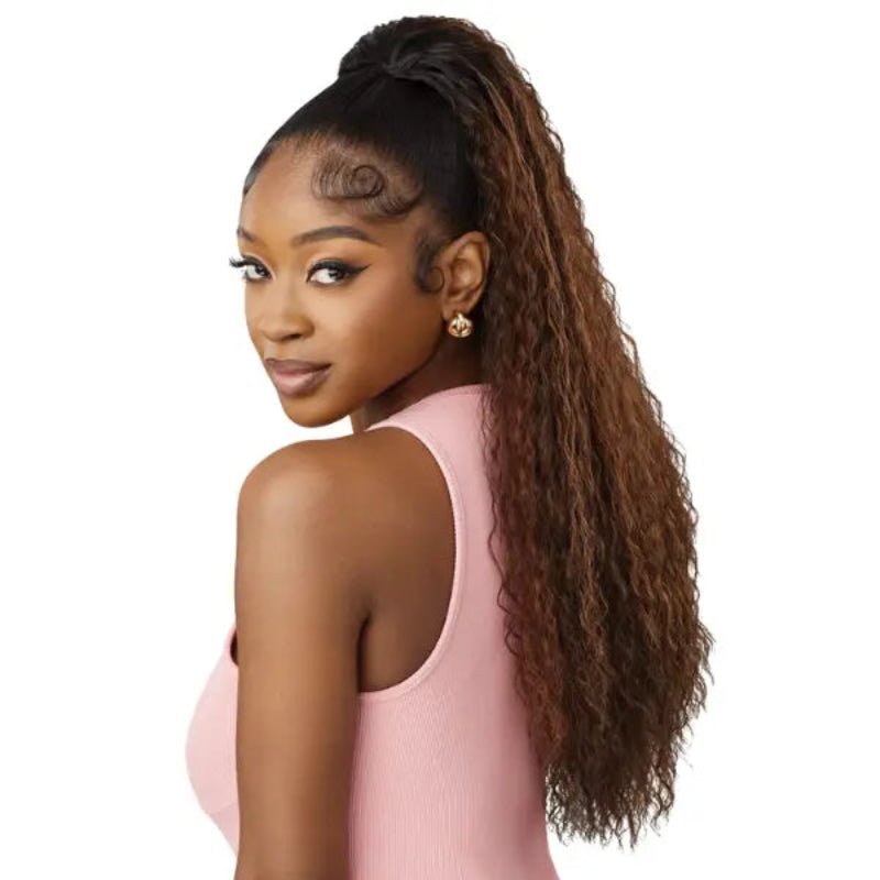 Postiche Long Bouclé – Ponytail Volumineux et Chic - Élégance Coiffure®