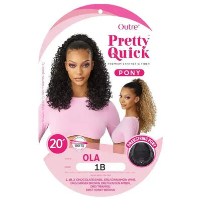 Postiche Ola – Une Queue - de - Cheval Bouclée Instantanée ! - Elegancecoiffure