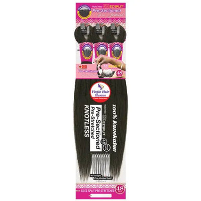 Rajouts pour Tresses Pre - Stretched 3X EZ Split 48" - Elegancecoiffure
