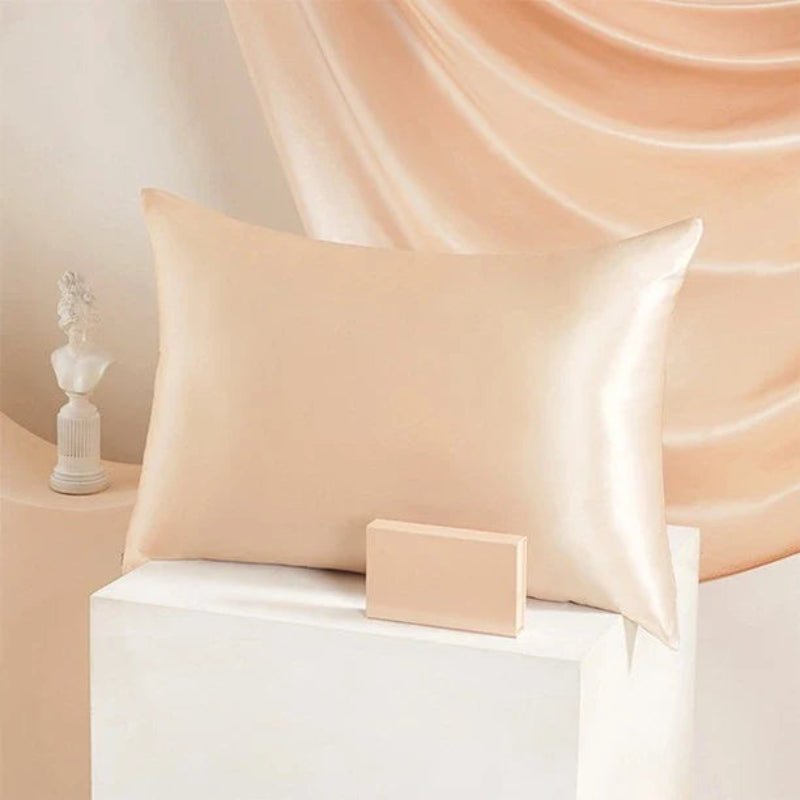 Taie d’Oreiller en Soie 25 Mommes – Beauté & Longévité